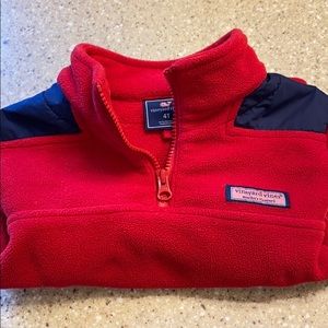 COPY - Vineyard Vines Boys Fleece Shep Shirt 4T